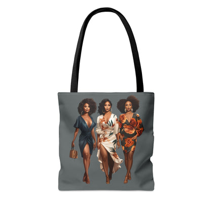 Sista's in Step Tote Bag - Vibrant Vibes & Soul