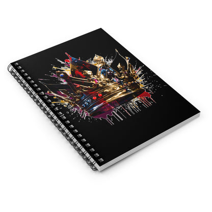 Crown Spiral Notebook - Vibrant Vibes & Soul