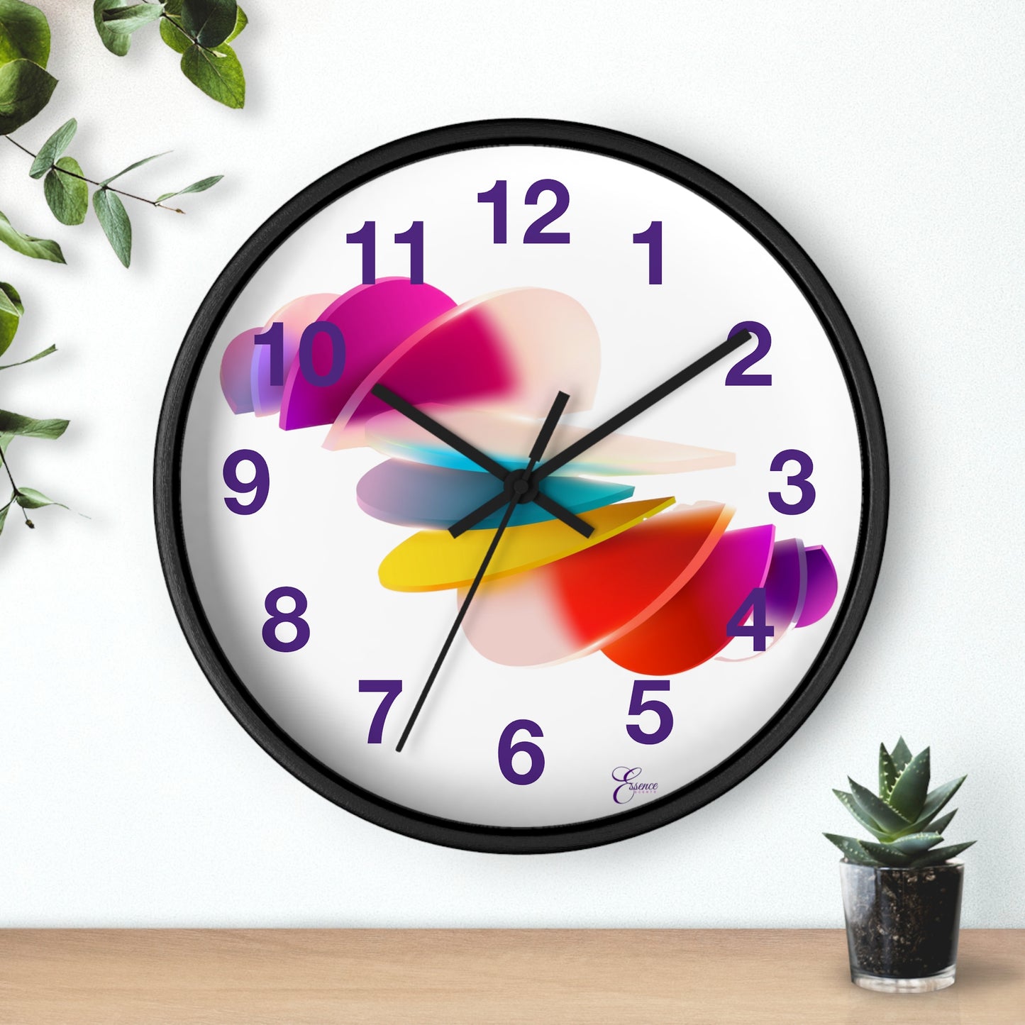 Pedals Wall Clock - Vibrant Vibes & Soul