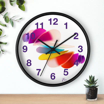 Pedals Wall Clock - Vibrant Vibes & Soul