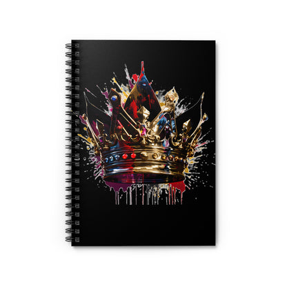 Crown Spiral Notebook - Vibrant Vibes & Soul