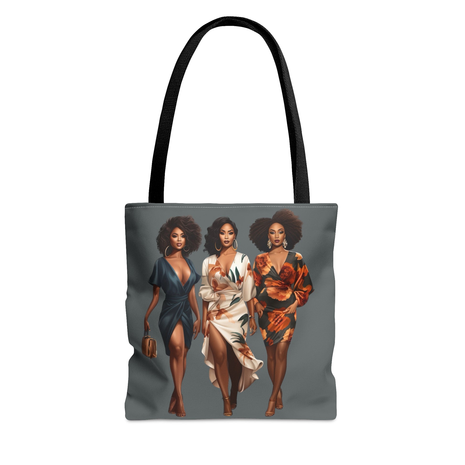 Sista's in Step Tote Bag - Vibrant Vibes & Soul