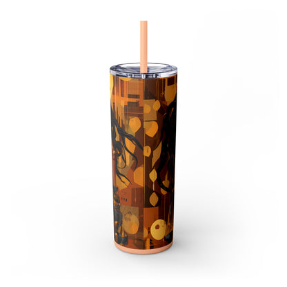 Bossed Up Tumbler with Straw - Vibrant Vibes & Soul