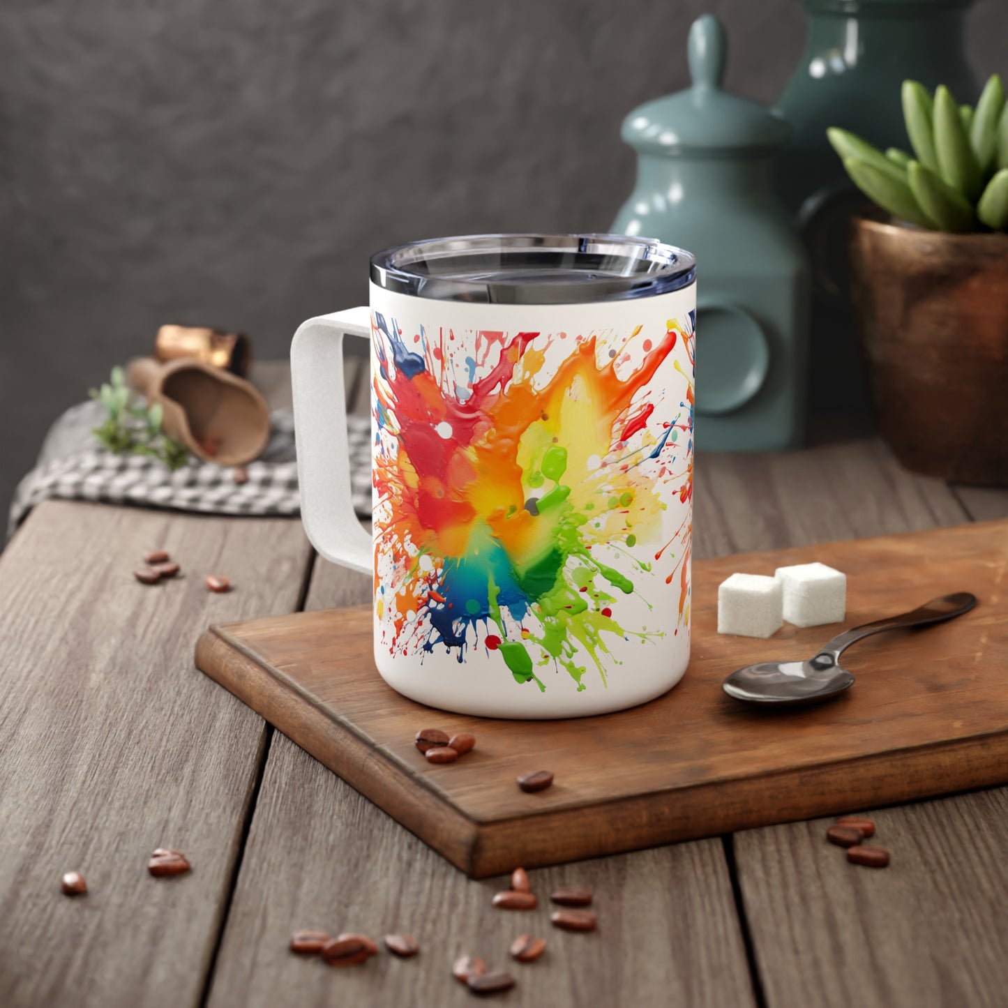 Splat Coffee Mug - Vibrant Vibes & Soul