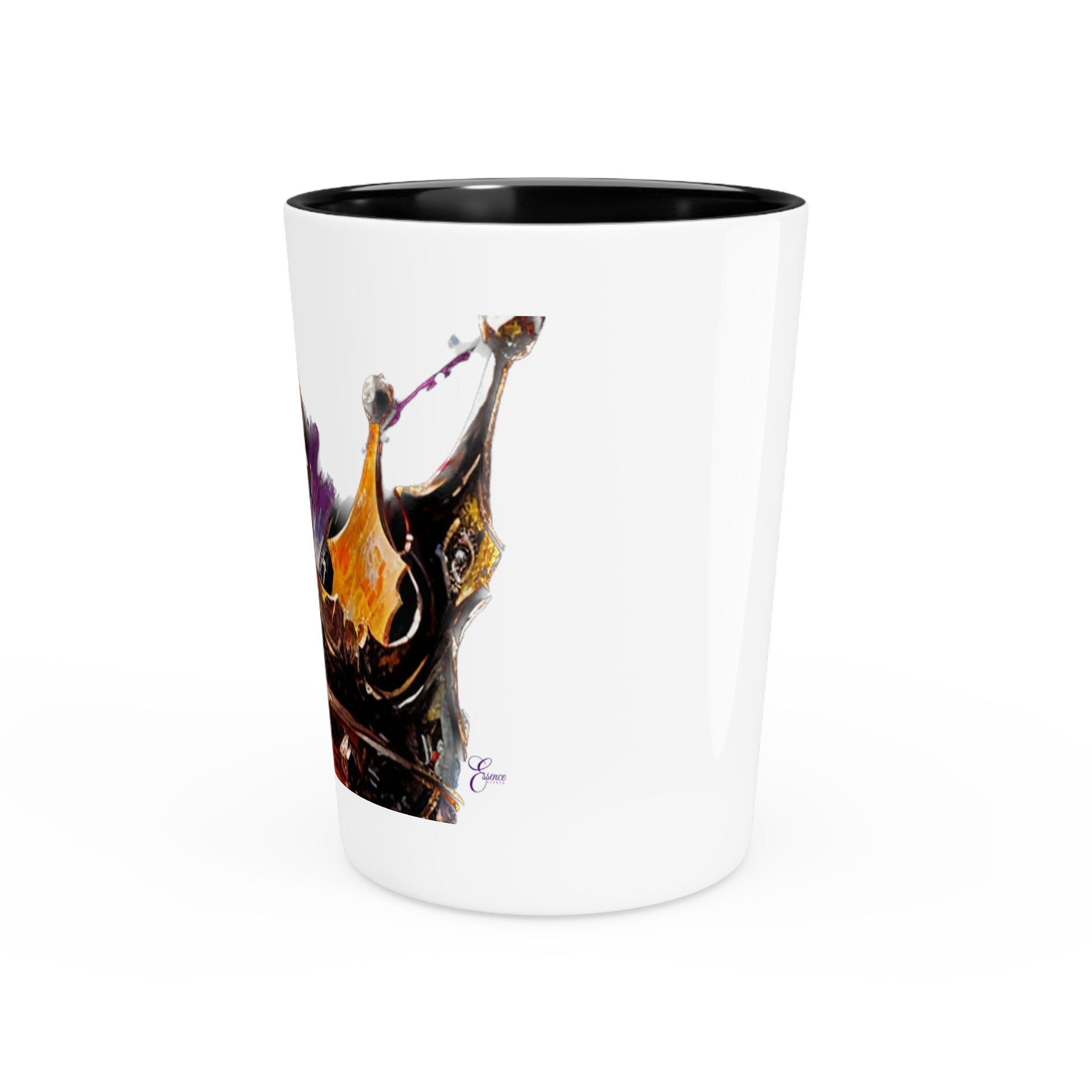 Crown Royalty Shot Glass - Vibrant Vibes & Soul