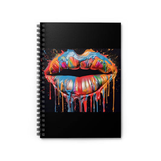 Kiss Spiral Notebook - Vibrant Vibes & Soul