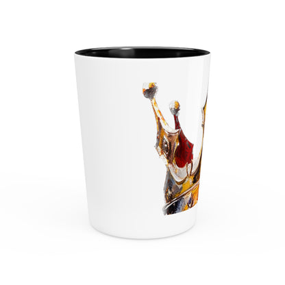 Crown Royalty Shot Glass - Vibrant Vibes & Soul