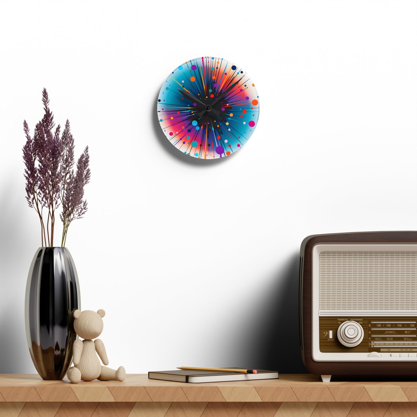 Good Vibes Wall Clock - Vibrant Vibes & Soul