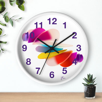 Pedals Wall Clock - Vibrant Vibes & Soul