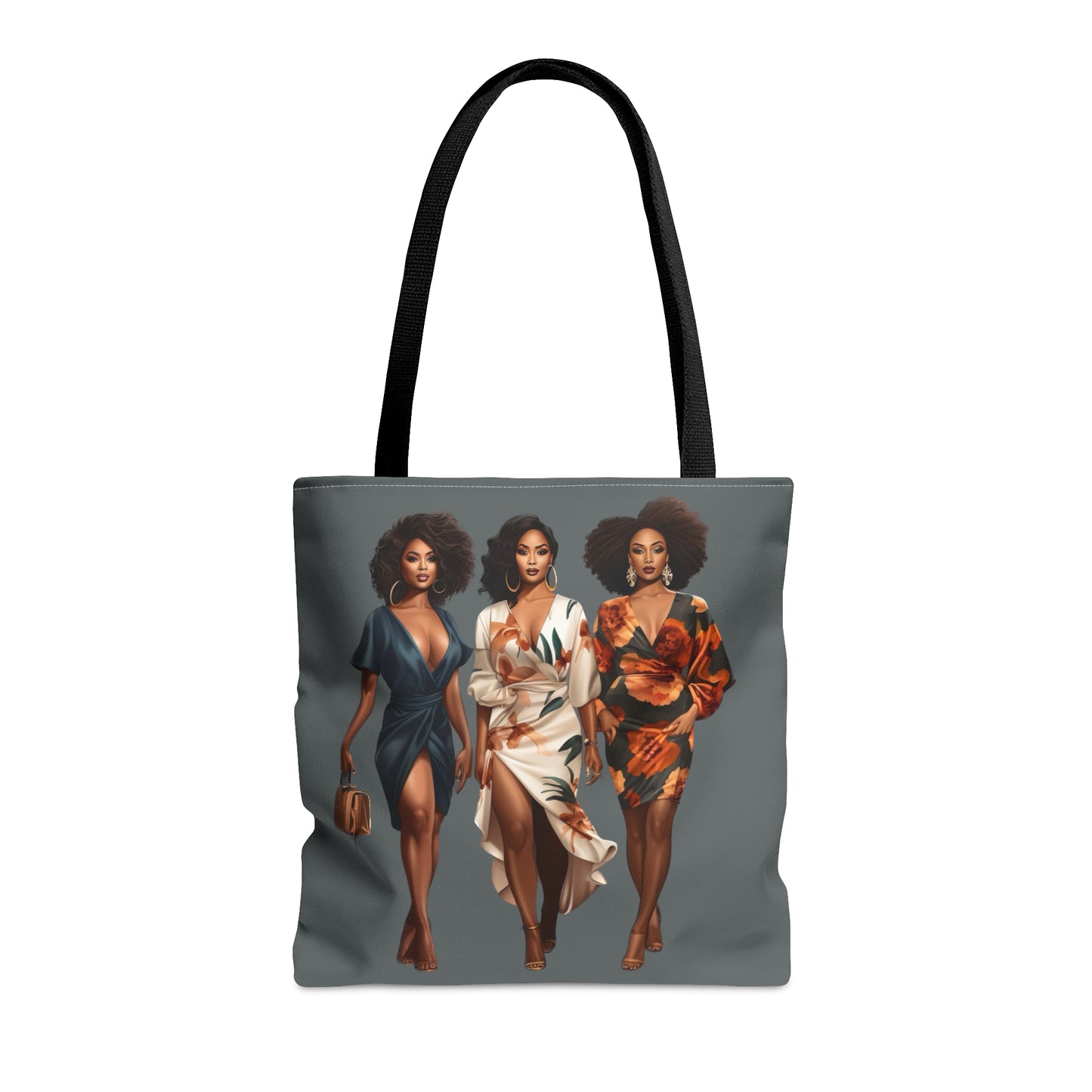 Sista's in Step Tote Bag - Vibrant Vibes & Soul