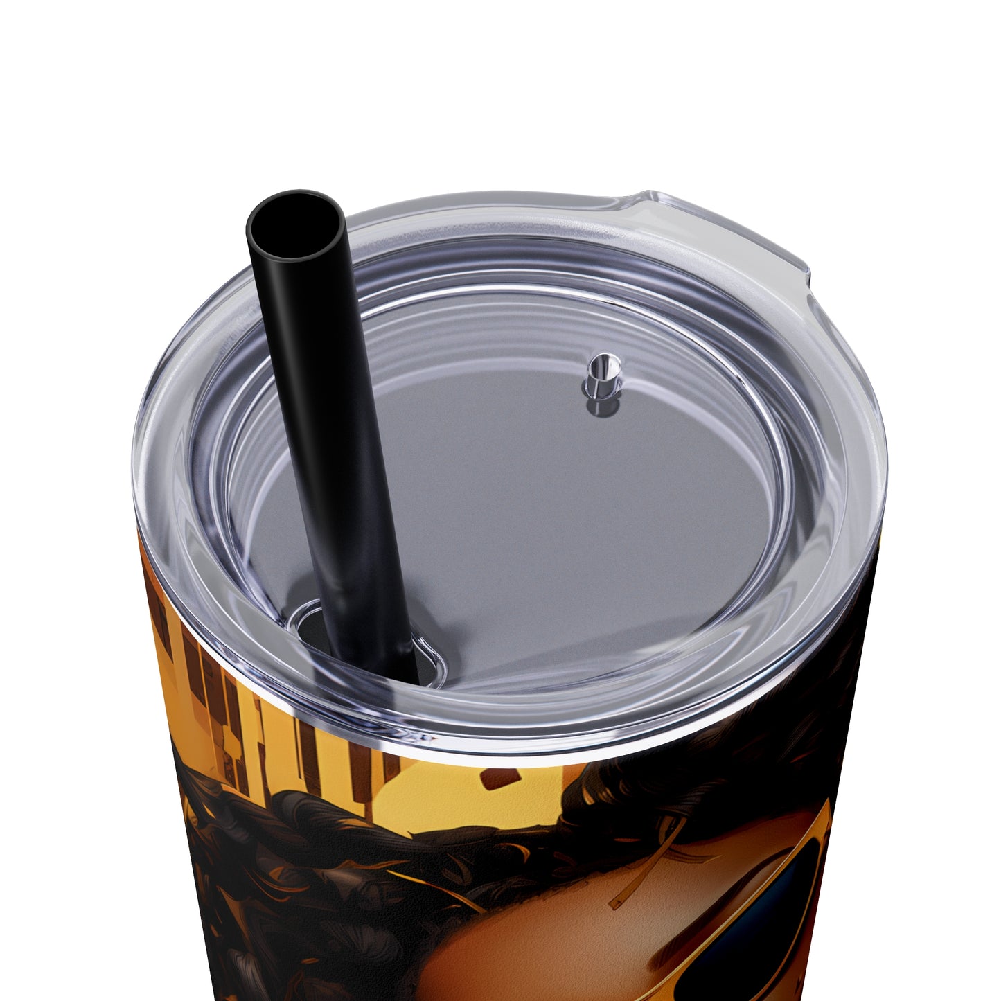 Bossed Up Tumbler with Straw - Vibrant Vibes & Soul