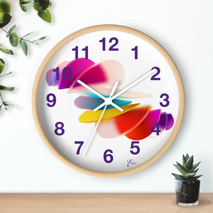 Pedals Wall Clock - Vibrant Vibes & Soul