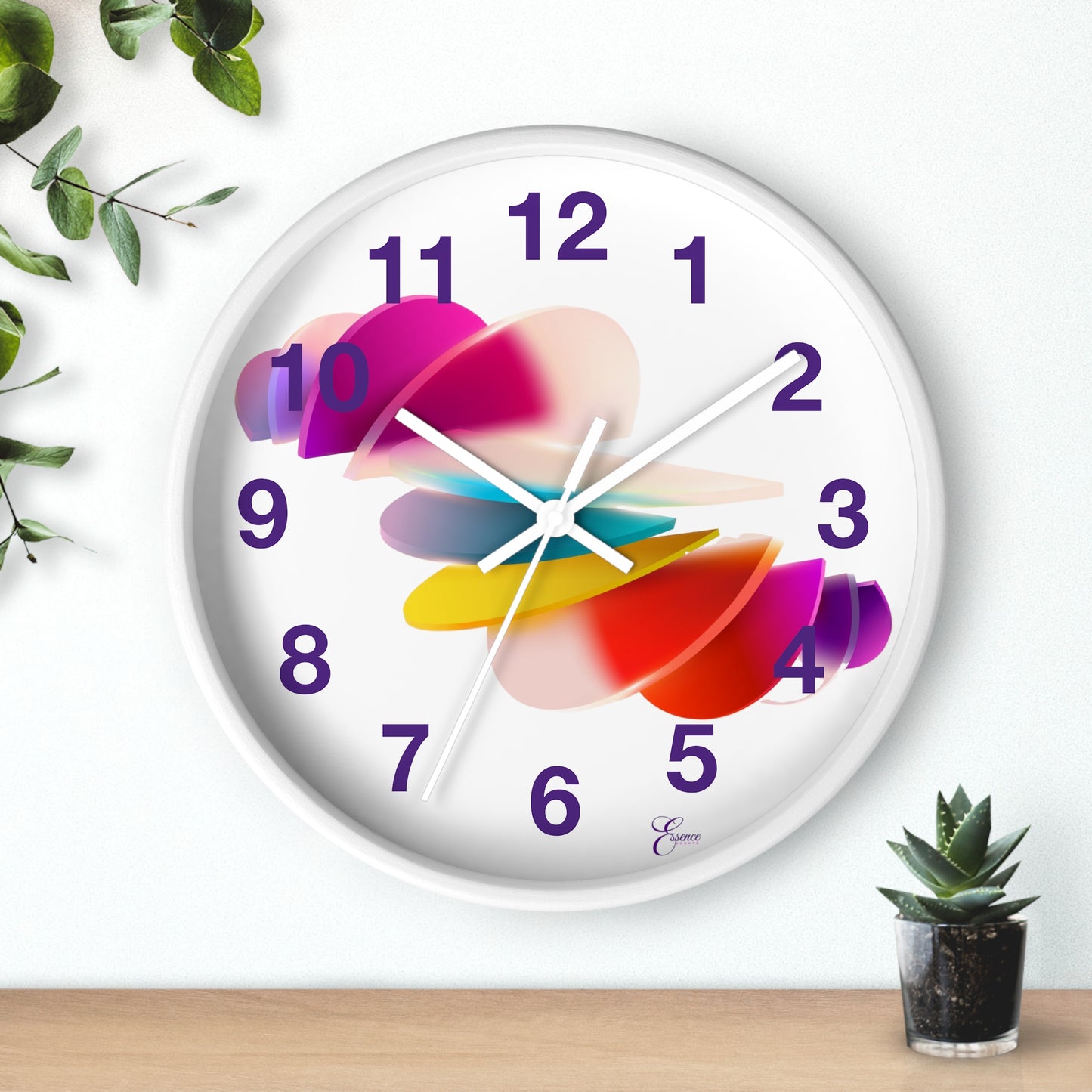 Pedals Wall Clock - Vibrant Vibes & Soul