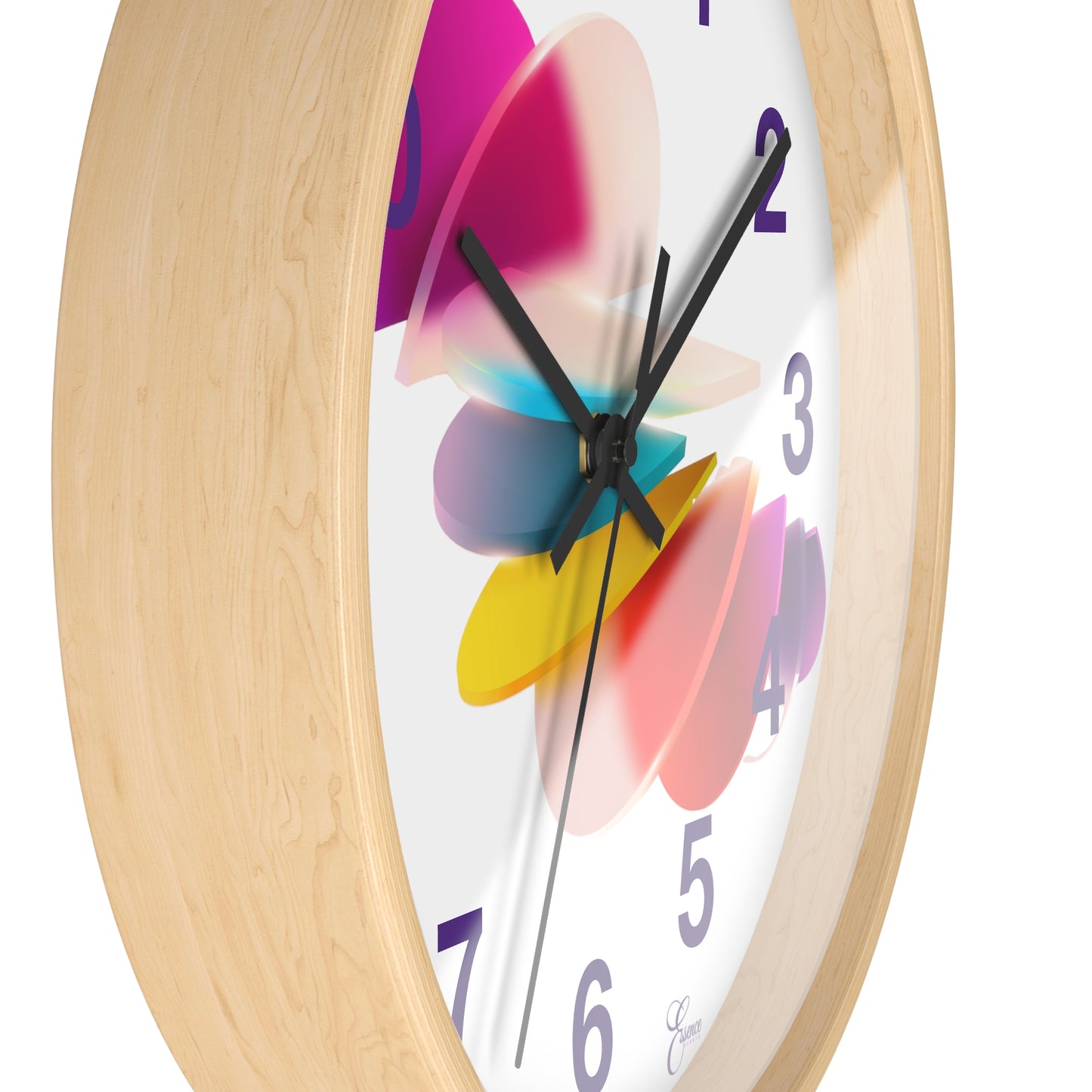 Pedals Wall Clock - Vibrant Vibes & Soul