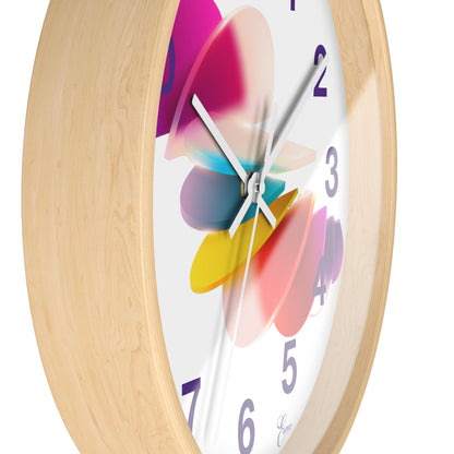 Pedals Wall Clock - Vibrant Vibes & Soul