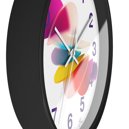 Pedals Wall Clock - Vibrant Vibes & Soul