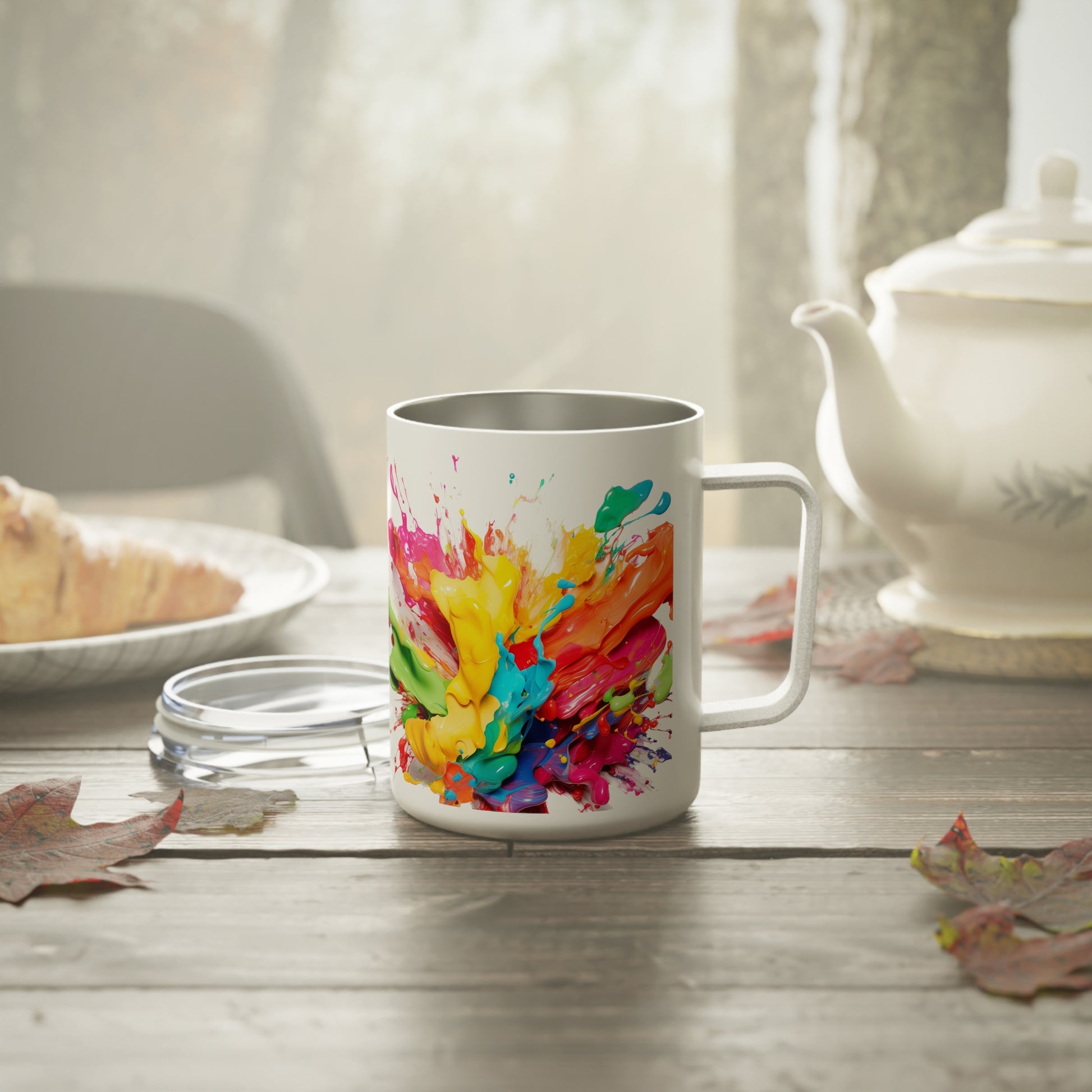 Splash Coffee Mug - Vibrant Vibes & Soul