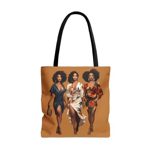 Sista's in Step Tote Bag - Vibrant Vibes & Soul