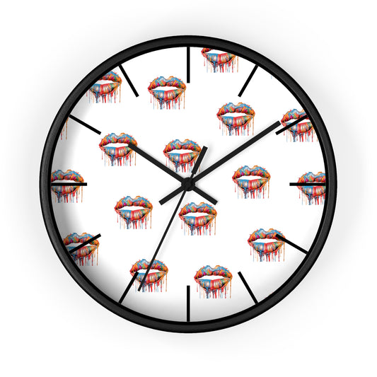 Kiss Wall Clock - Vibrant Vibes & Soul