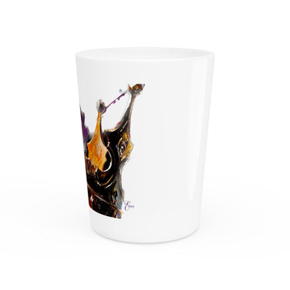 Crown Royalty Shot Glass - Vibrant Vibes & Soul